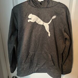 Puma Men's Charcoal Hoodie Sweater